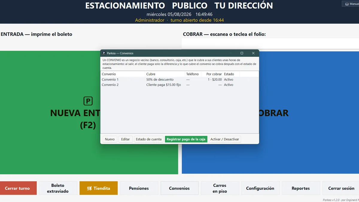 Convenios con comercios vecinos en Parkea